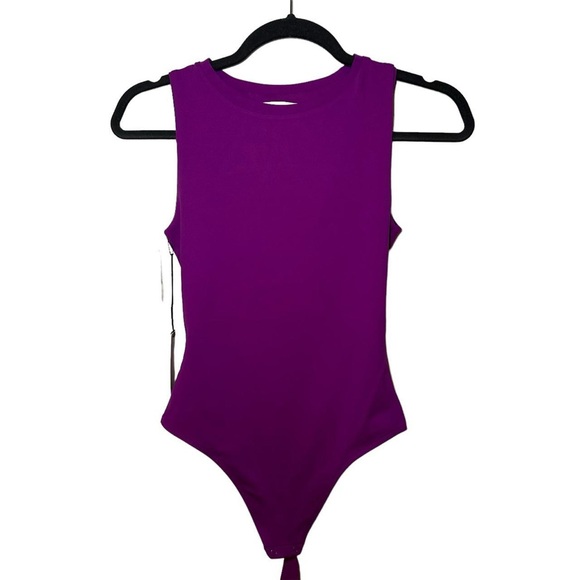 Purple Babaton Contour Bodysuit - Picture 1 of 4